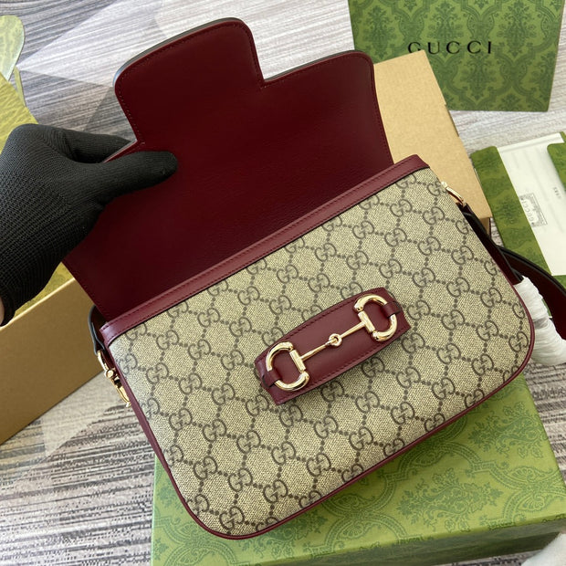 Shoulder with Strap, Beige and Red, Rectangular Shape GCC-029