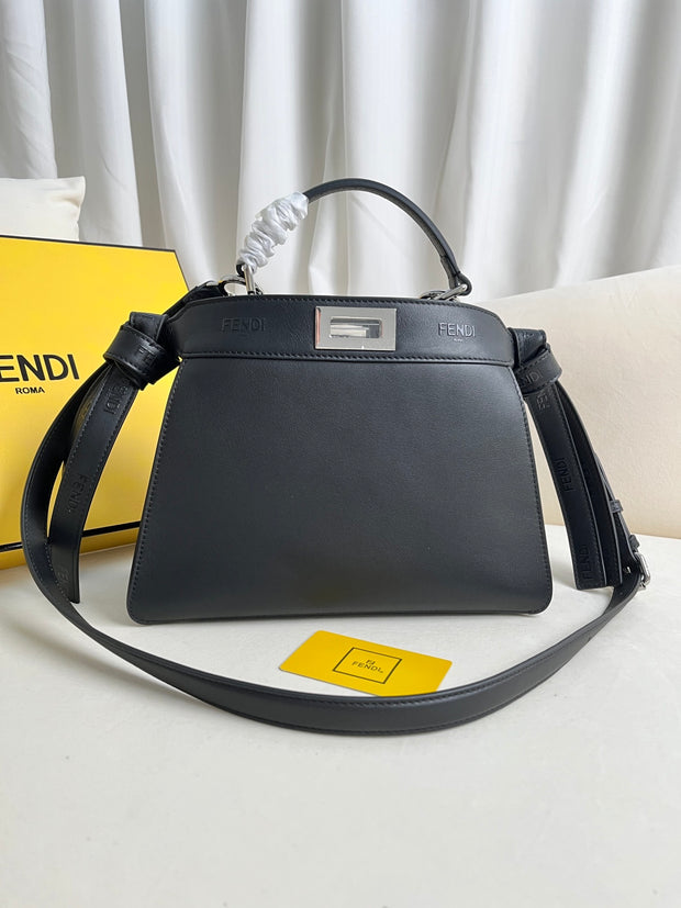 Black Leather with Fendi Logo FN-035