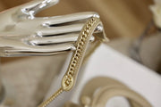 Mini Quilted Beige, CD Buckle, DI-058
