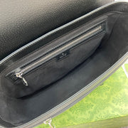 Crossbody with Strap, Black and Gray, Rectangular Shape GCC-039