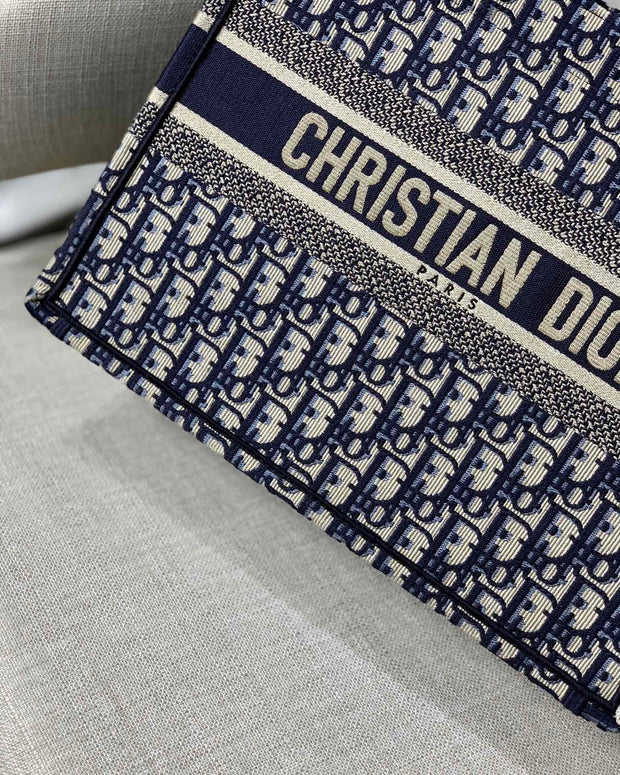 Navy & Beige, Monogram Print, DI-066