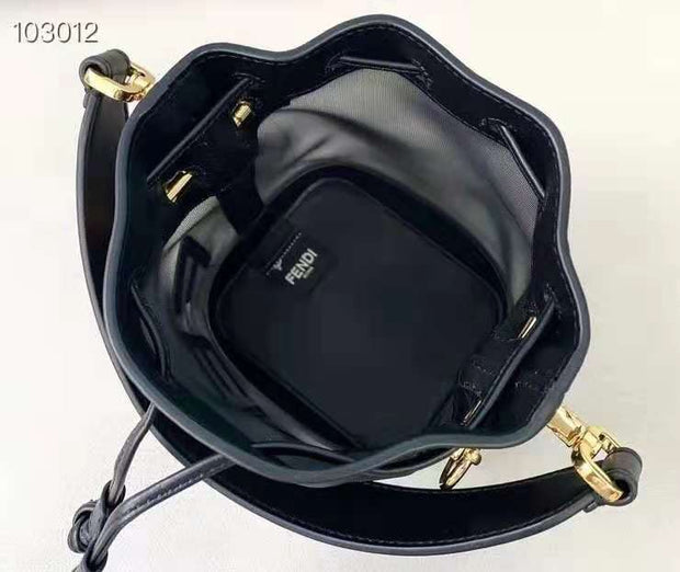 Black Bucket with Fendi Logo FN-041