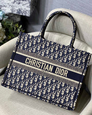 Navy & Beige, Monogram Print, DI-066