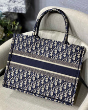 Navy & Beige, Monogram Print, DI-066