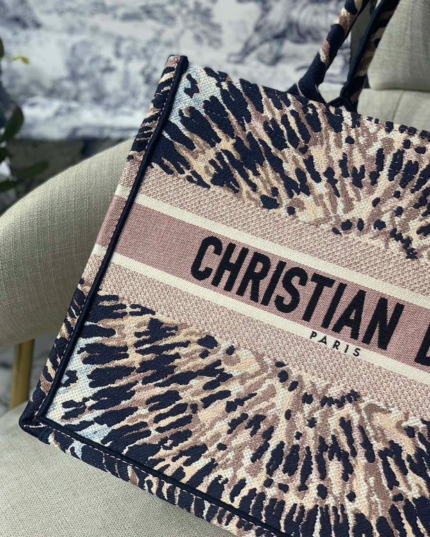 Navy & Beige, Tie-Dye Print, DI-067