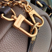 Beige Leather with Monogram Strap LV-056
