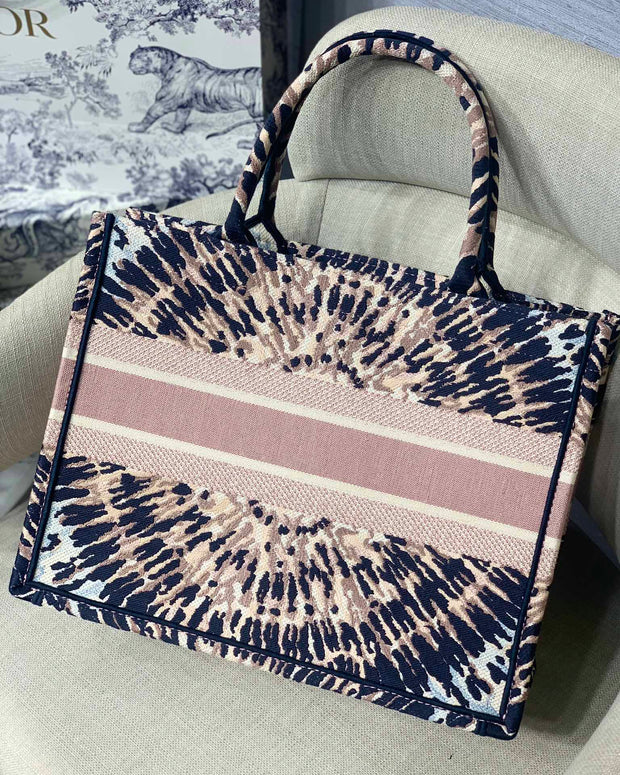 Navy & Beige, Tie-Dye Print, DI-067