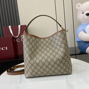 Shoulder with Strap, Beige and Brown, Crescent Shape GCC-045