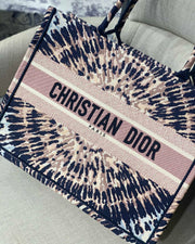 Navy & Beige, Tie-Dye Print, DI-067