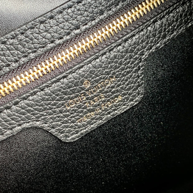 Black Leather with Monogram Strap LV-057