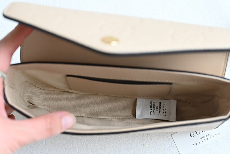 Crossbody with Strap, Beige, Rectangular Shape GCC-051