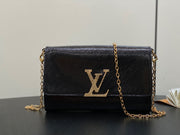 Black with Gold Chain and LV Logo LV-058