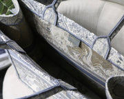 Blue & White, Toile Print, DI-069