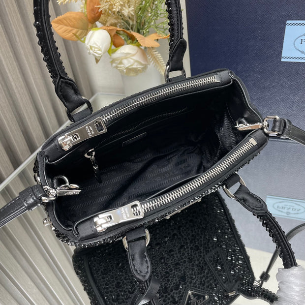 Black Starry Mini Killer Bag with Dazzling imitation crystals