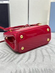 Red Patent leather mini killer bag