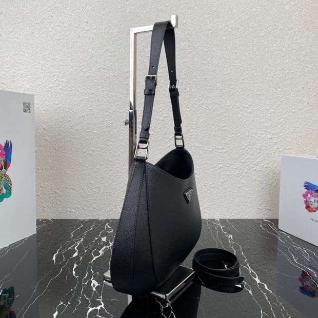 Black Cleo (Large Long Shoulder Strap)