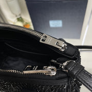 Black Starry Mini Killer Bag with Dazzling imitation crystals