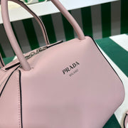 Full leather Pink 22fw show handbag/crossbody bag (large)