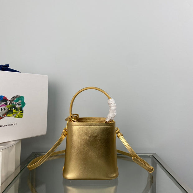 Gold Bucket Bag