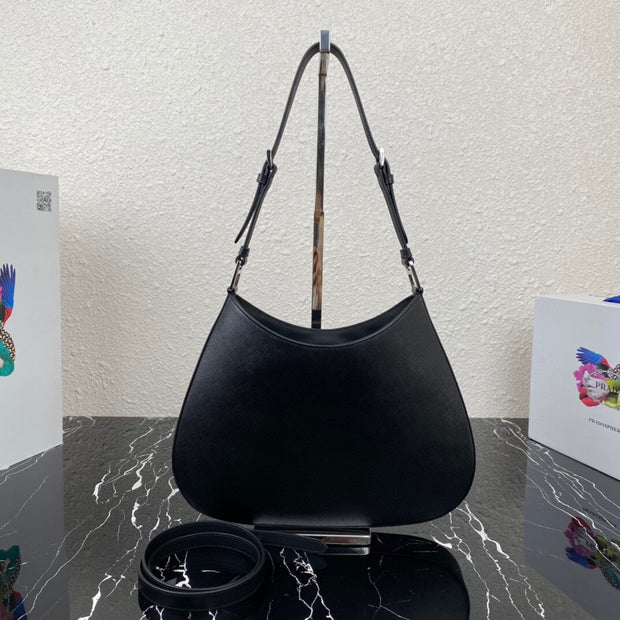 Black Cleo (Large Long Shoulder Strap)