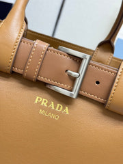 caramel drawstring style Double Bag (small)