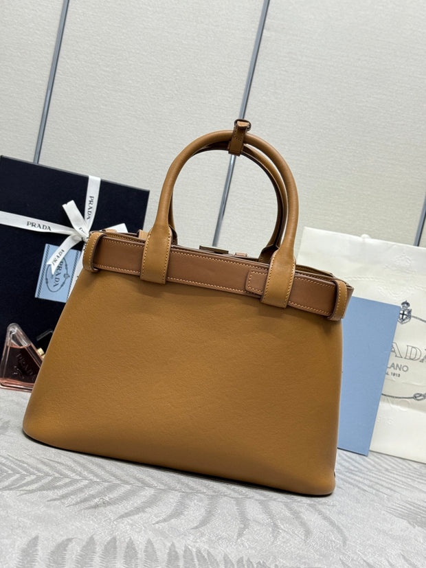 caramel drawstring style Double Bag (small)
