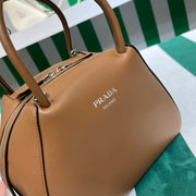 Full leather brown 22fw show handbag/crossbody bag (large)
