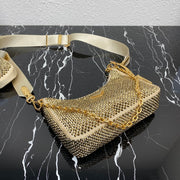Gold Diamond Three-in-One mini handbag