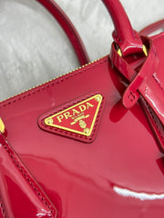 Red Patent leather mini killer bag