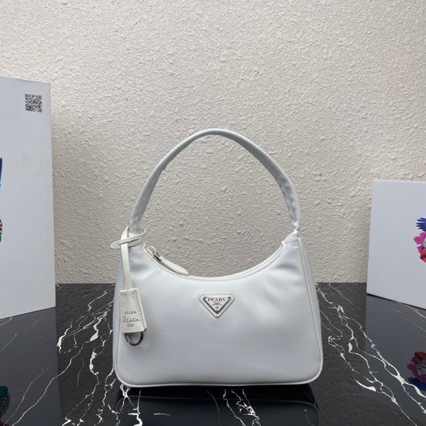 Moon white hobo shoulder bag