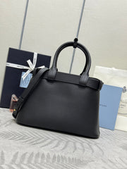 Black drawstring style Double Bag (small)