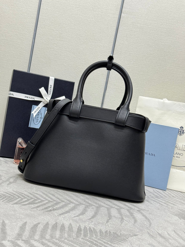 Black drawstring style Double Bag (small)