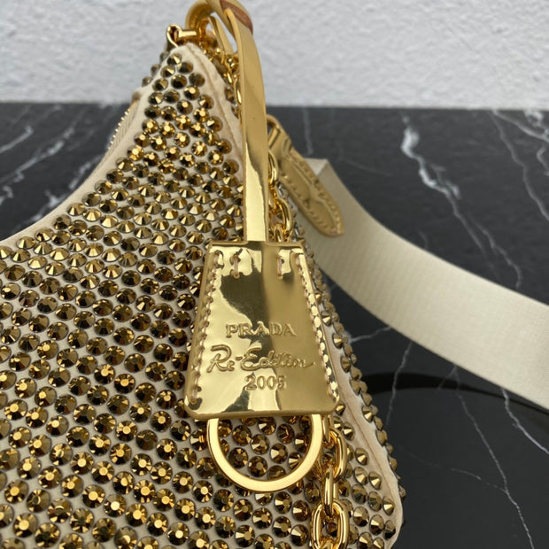 Gold Diamond Three-in-One mini handbag