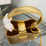 Gold Bucket Bag