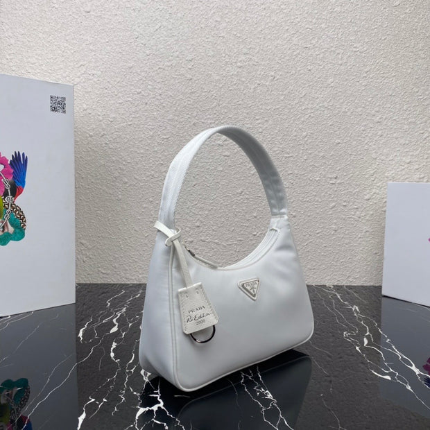 Moon white hobo shoulder bag